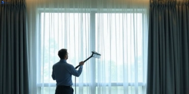 Commercial drapes cleaning service the-rocks-nsw hotels offices